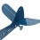 Girouette d'avion 29/32/30 cm bleu 410 g 12