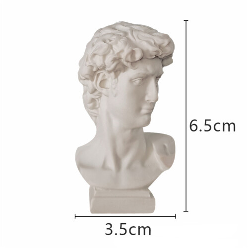 Skulptur Stifthalter Harz 6 cm/2,3 in Mini-Vase