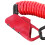 Candado de cable telescópico K2N Password Rojo 7.8oz Bicicleta 3
