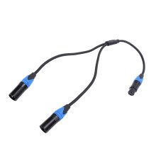 Y Splitter XLR Cable 3 Pin Female to Dual Male 23.6in for Mixer and Amplifier