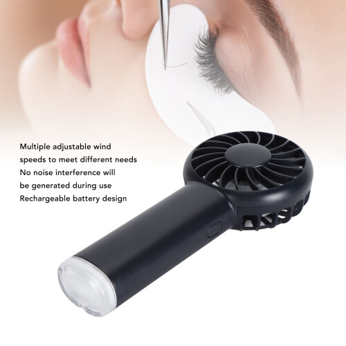 Mini ventilatore portatile per estensione ciglia 300mAh ABS 2