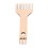 Durable Beech Wood Double Ended Loom Comb for Knot-Free Macrame 16