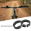 2 Stück Lock-On-Klemmen 22,2 mm Schwarze Lenkergriffe 4