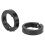 2 Stück Lock-On-Klemmen 22,2 mm Schwarze Lenkergriffe 2