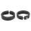 2 Stück Lock-On-Klemmen 22,2 mm Schwarze Lenkergriffe 10