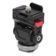 Camera Monitor Holder Mount Aluminum 360 Rotation 180 Tilt