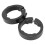 2 Stück Lock-On-Klemmen 22,2 mm Schwarze Lenkergriffe 16