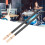 Percussion Accessory Set: 2Pcs Bamboo Drumstick & Brush in Black 1