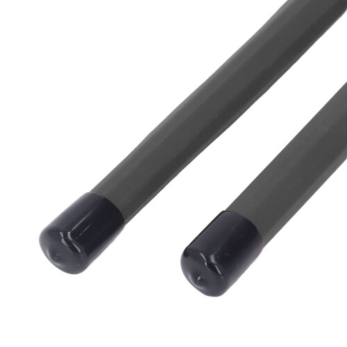 Percussion Accessory Set: 2Pcs Bamboo Drumstick & Brush in Black 2