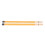 2Pcs Bamboo Drum Brush Mallet Set for Percussion Instruments Yellow 1
