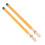 2Pcs Bamboo Drum Brush Mallet Set for Percussion Instruments Yellow 5