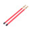 Red Bamboo Percussion Tool Set: 2Pcs Drumstick Brush & Mallet 2