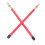 Red Bamboo Percussion Tool Set: 2Pcs Drumstick Brush & Mallet 13