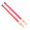 Red Bamboo Percussion Tool Set: 2Pcs Drumstick Brush & Mallet 4