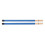 2Pcs Bamboo Drum Brush Percussion Tool Set Blue for Drums and Instruments 12