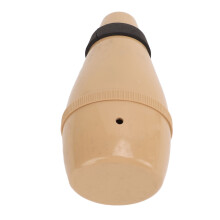 Lightweight ABS Trumpet Practice Mute Silencer Wood Color ND24 for Beginners