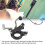 Aluminum Alloy Compound Bow Release Aid 3 Finger Grip Caliper Black 12