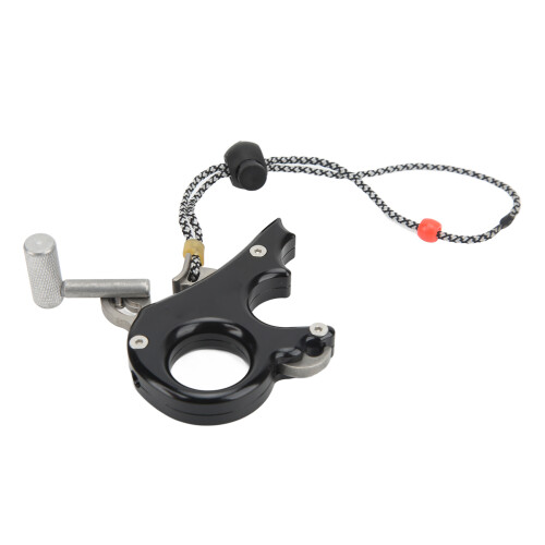 Aluminum Alloy Compound Bow Release Aid 3 Finger Grip Caliper Black 2