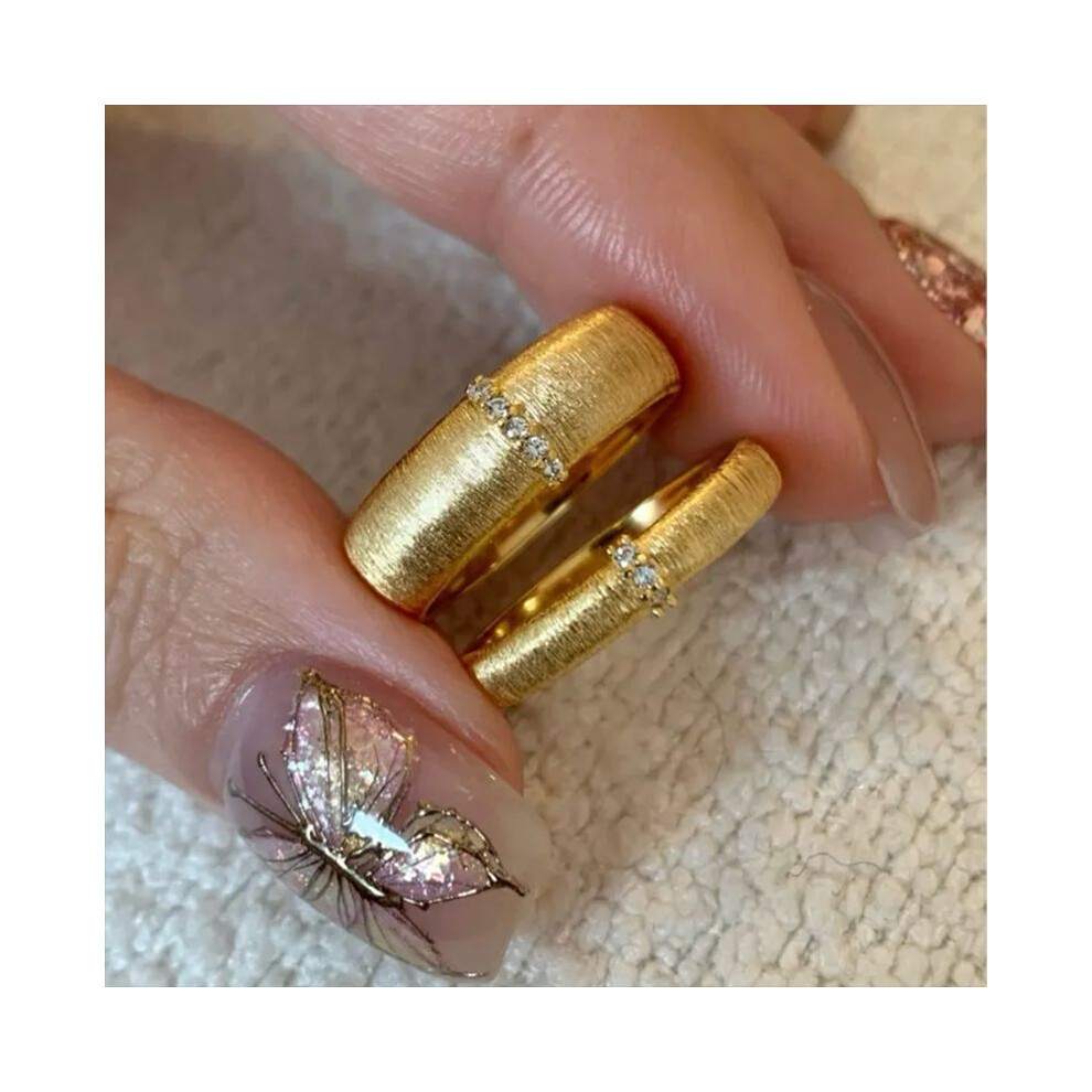 (J5236 Narrow) Highend Unique 925 Sterling Silver Couple Rings Featuring Dazzling Diamond Accents Women For-image-OPC-PJBKW8G-NEW