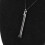 Collar que respira de acero inoxidable negro 6,1x0,8 cm 10
