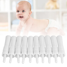 10 Stück Baby-Gas- und Kolik-Relief-Sticks – Sauber und Hygienisch, Verstopfungs-Entferner mit Belüftungsschlauch für Säuglinge und Neugebo