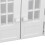 Interior Cat Door - Durable Plastic & ABS, 24x27.5x7.2cm White 15