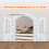 Interior Cat Door - Durable Plastic & ABS, 24x27.5x7.2cm White 6
