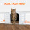 Interior Cat Door - Durable Plastic & ABS, 24x27.5x7.2cm White 10