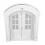 Interior Cat Door - Durable Plastic & ABS, 24x27.5x7.2cm White 14