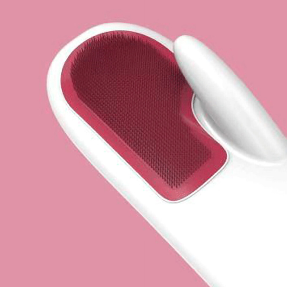 Red Waterproof PVC Dishwashing Scrubber Gloves, Reusable & Wear-Resistant-image-OPC-PJBKX9R-NEW