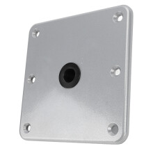 7in x 7in Boat Seat Base, Alum., 3/4in Pin Socket