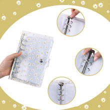 A6 Budget Binder with Sequins, 8 Zipper Pockets, Card & Double Pockets