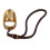 Copper Archery Thumb Rings with Engraved Pattern and Anti-Lost Rope 23mm 16