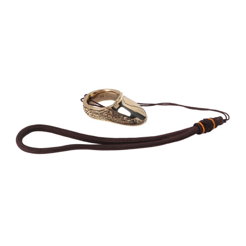 Smoother 21mm Copper Thumb Protector with Anti-Lost Rope for Hunters 2