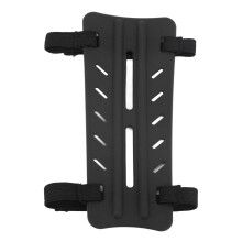 Rubber Archery Arm Guard with 2 Straps, Unisex, Black