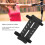 Rubber Archery Arm Guard with 2 Straps, Unisex, Black 9
