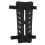 Rubber Archery Arm Guard with 2 Straps, Unisex, Black 2