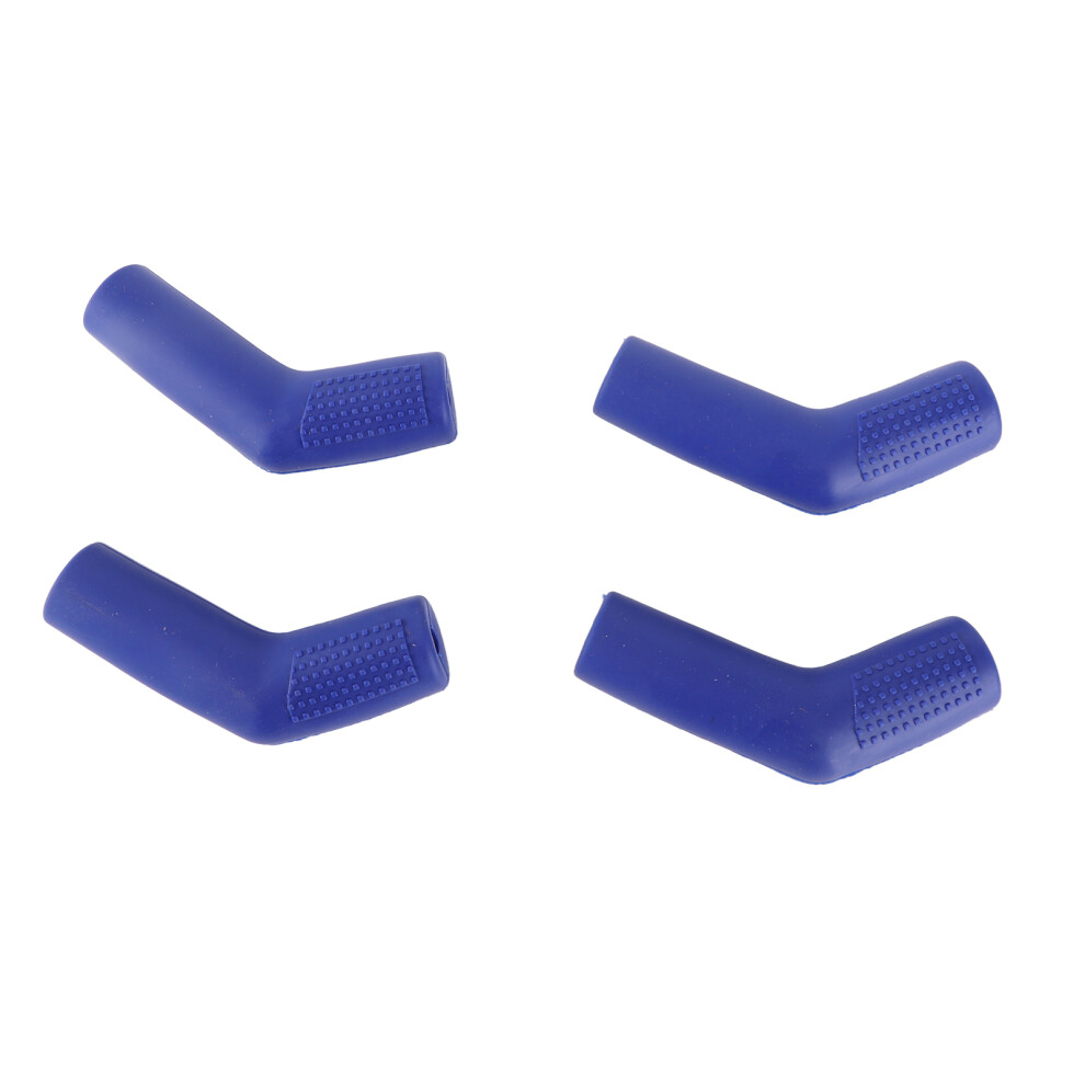 4Pcs Universal Motorcycle Gear Shift Shoe Protector Rubber - Blue 8481332749553