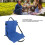 Cuscino per sedile pieghevole 42x39x2cm blu, Oxford 600D 4