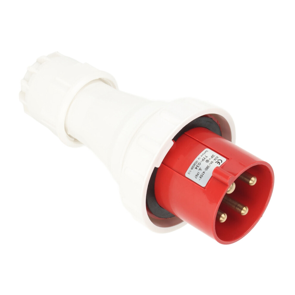 Industrial Waterproof Socket Connector 4-Pin 63A IP67 220-380V-image-OPC-PJBMB9F-NEW