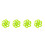 Durable Rubber Bowstring Stabilizers Green - Reduce Noise 4-Pack 7