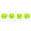 Durable Rubber Bowstring Stabilizers Green - Reduce Noise 4-Pack 14