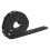 Black Nylon Cable Chain with End Connector 1 Meter for CNC Machine Wiring 15