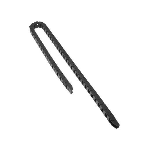 Black Nylon Cable Chain with End Connector 1 Meter for CNC Machine Wiring 2