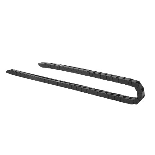Black Nylon Cable Chain with End Connector 1 Meter for CNC Machine Wiring