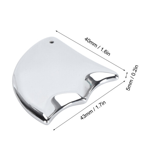 Herramienta Gua Sha de cola de pez terahercios 43x40x5 mm 1