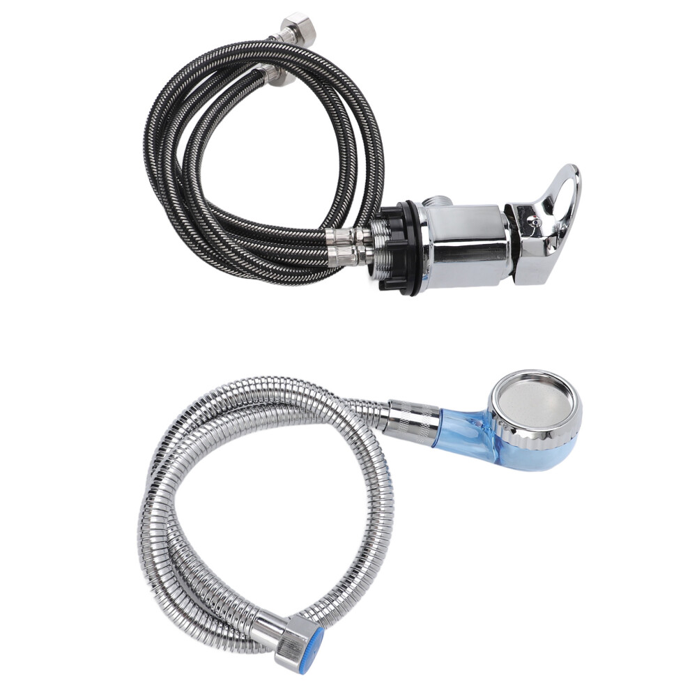 Unisex Blue 60Cm Shampoo Bowl Faucet Sprayer, 70Cm Hose,