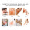 Strumento gua sha a forma di cuore in ceramica per viso e collo 5