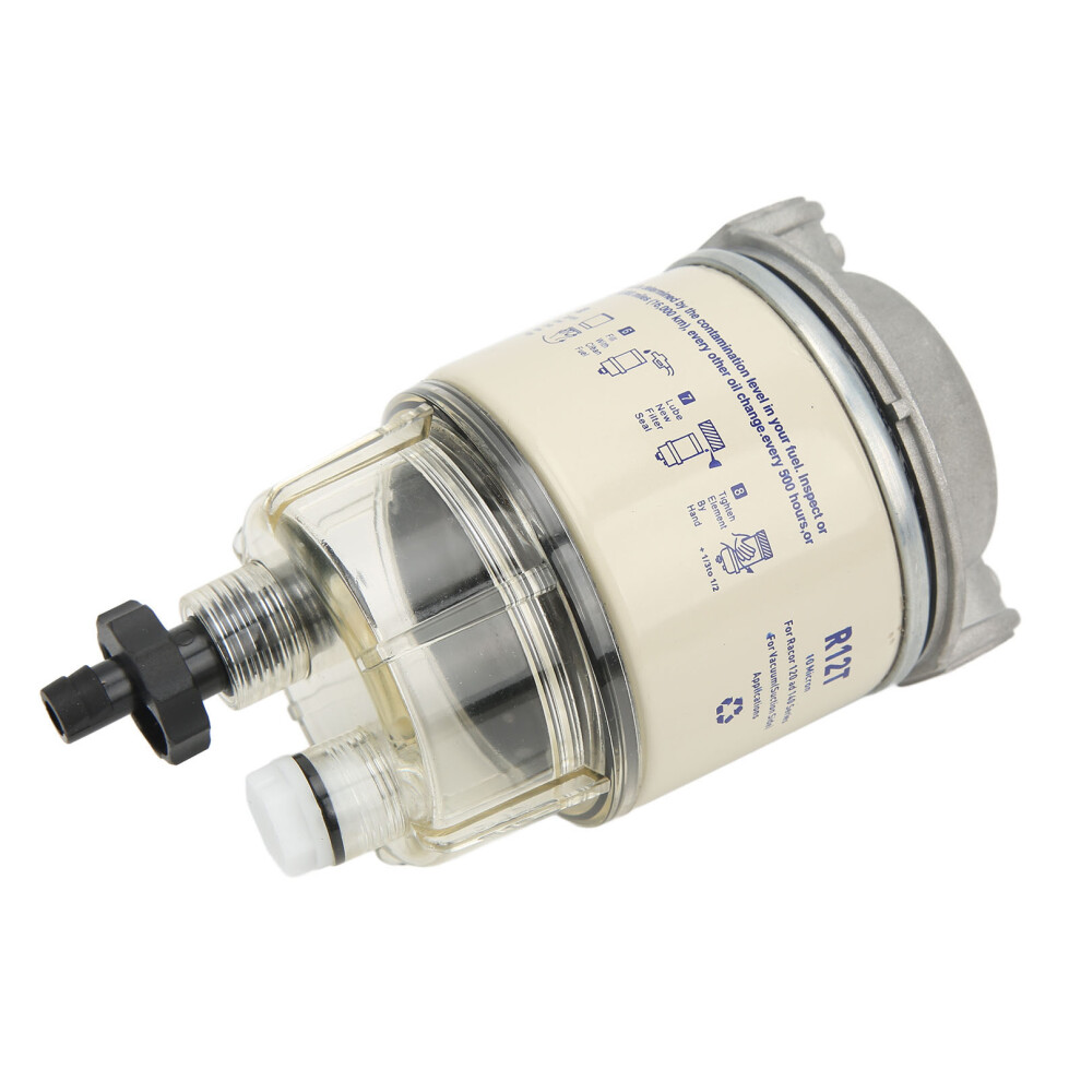 Fuel Water Separator 30 Gph R12t 10 Microns For Speedboats & Tanks 4921332773393