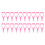 20 pezzi scudo protettivo per mascara, rosa, 10,7x4,4 cm 3